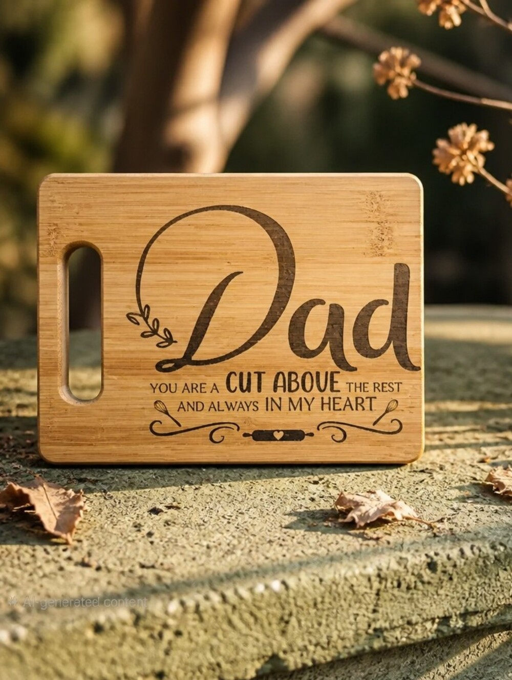 Dad Engraved Cutting Board